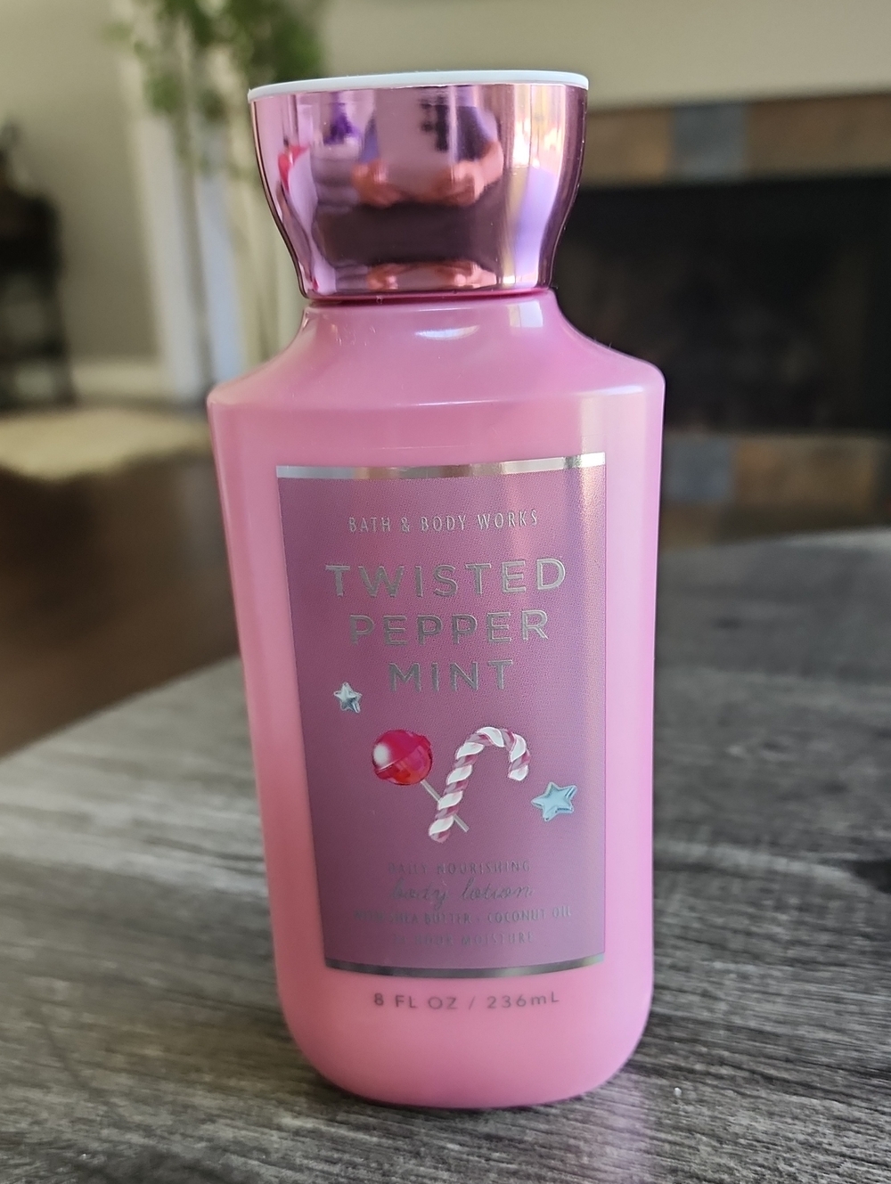 Bath & Body Works Pink Twisted Peppermint Body Lotion NWT